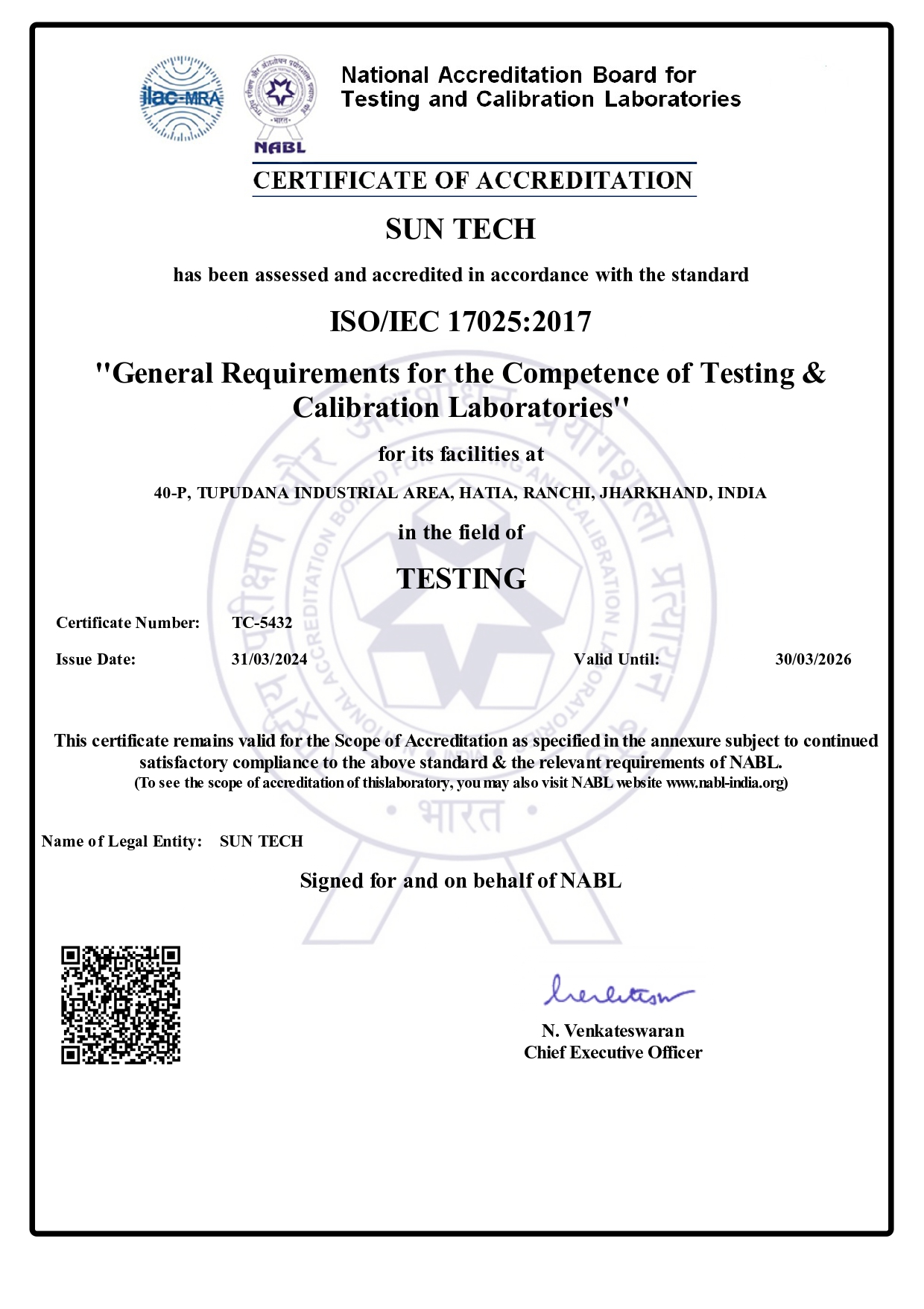 ISO Certification