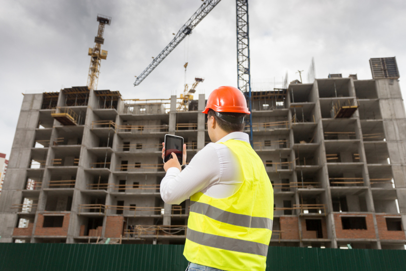 Construction site inspection